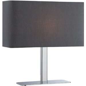  Low Profile Table Lamp  Black