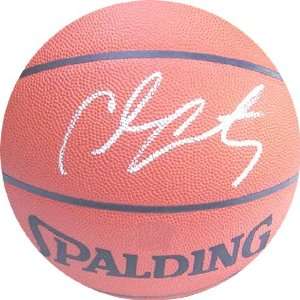  Carmelo Anthony Autographed Denver Nuggets Basketball 