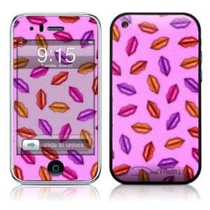 Lots of Kisses Design Protector Skin Decal Sticker for Apple 3G iPhone 