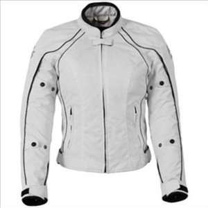   Womens Motorcycle Jacket White Small S 6081 0509 74 Automotive