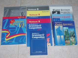 Abeka Grammar Composition Literature Vocabulary VI   12  