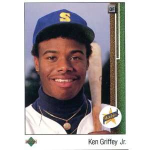 Ken Griffey Jr. Unsigned 1989 Upper Deck Card  Sports 