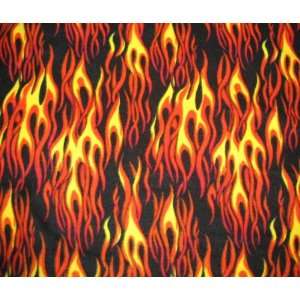  Hot Rod Flame Fleece Throw Blanket: Kitchen & Dining