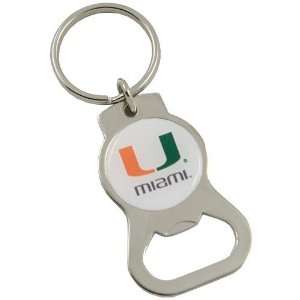  Miami Hurricanes Metal Bottle Opener Keychain Sports 