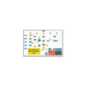  Magna Visual Economy Planner Board Kit: Office Products