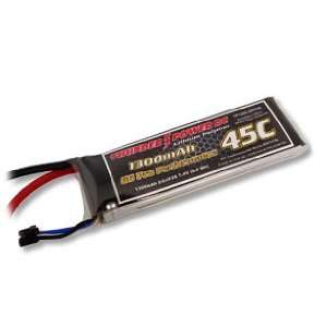  Thunder Power RC G6 Pro Performance 45C 1300mAh 2 Cell/2S 