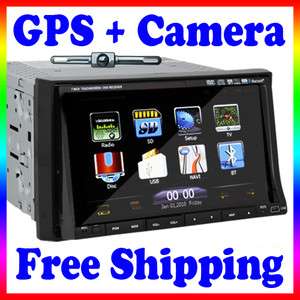 HD PIP Rotate Menu 7 In Dash Car DVD TV Player GPS Navigation Radio 