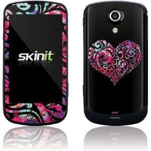  Black Swirly Heart skin for Samsung Epic 4G   Sprint 