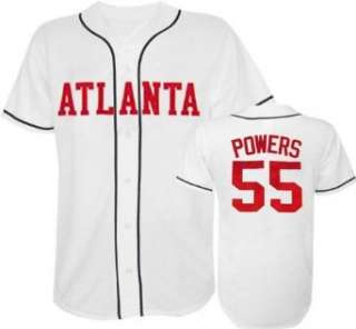  Atlanta #55 Kenny Powers Baseball Jersey Clothing