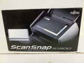 NEW Fujitsu ScanSnap S1500 Instant PDF Sheet Fed Scanner for PC 