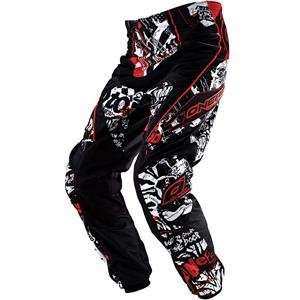   Neal Racing Youth Element Switchblade Pants   Youth 22 (5/6)/White/Red