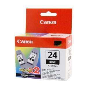  Canon BCI 24 Twin Pack Black Ink Cartridge, Canon 