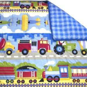  Olive Kids   Trains, Planes and Trucks Full Size Comforter 