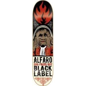   Label Adam Alfaro Blacklight Freak Show Skateboard Deck   8 x 31.62