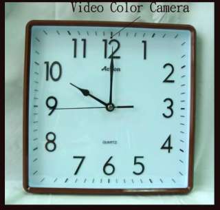 UK734 2.4G Wireless 4CH Wall Clock Color Camera NEW  