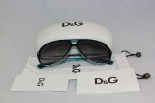 DOLCE & GABBANA D&G Sunglass DD 3065 18708G Turquoise Black White Red 