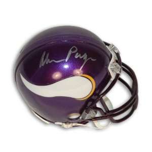 Alan Page Minnesota Vikings Autographed Mini Helmet:  