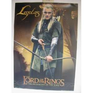   Lord of the Rings Poster Fellowship Legolas Bow Down 