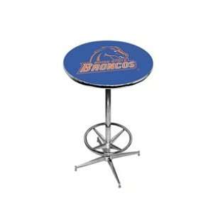  Boise State Broncos Pub Table w/ Foot Ring Base Sports 