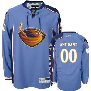 Atlanta Thrashers Blue Premier Jersey: Customizable NHL Jersey:  