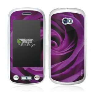  Design Skins for LG GT350 Town   Purple Rose Design Folie 