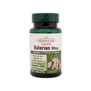  Natures Aid Valerian Root (90 Vegetarian Tablets 90Mg 