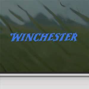  Winchester Blue Decal Truck Bumper Window Vinyl Blue 