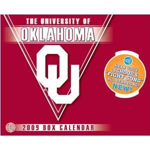    Oklahoma Sooners NCAA Box Calendar with Sound: Sports & Outdoors