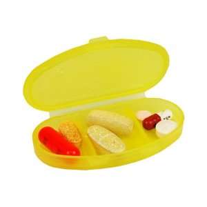  3 Compartment Daily Pill Box   Colors Will Vary Health 