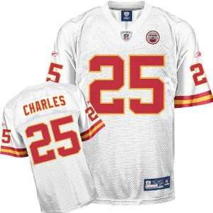   City Chiefs Jamaal Charles Replica White Jersey: Sports & Outdoors