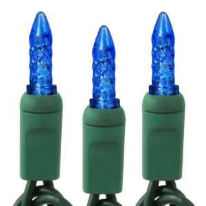  (25) Bulbs   LED   Sapphire Blue M5 Mini Christmas Lights 