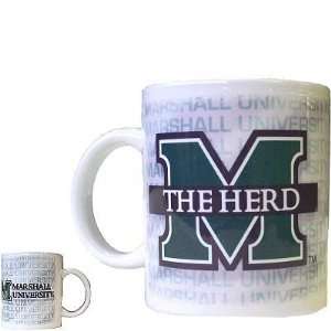  Marshall Thundering Herd 2 Sided Marshall Logo Mug Sports 