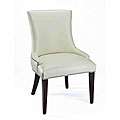 Becca Beige Viscose and Leather Back Dining Chair  