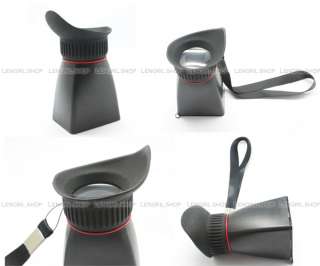 LCD Viewfinder 2.8x for 3 Inch LCD Camera Nikon D90 D700 D300 Canon 7D 