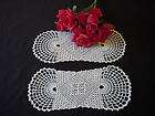 vintage hand crocheted doilies  