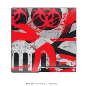   Sticker for Playstation PS3 SLIM case cover ps3SLM 105 Electronics