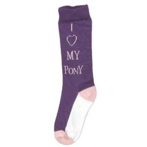 BRAND NAME Mt Ilove My Pony Socks   Purple   Child  Sports 
