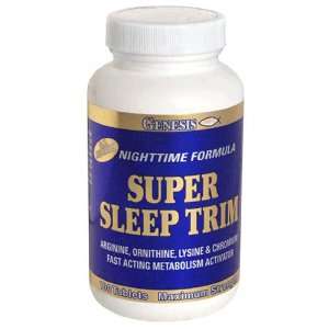 Genesis Nutrition Super Sleep Trim Tablets, Maximum Strength, 100 