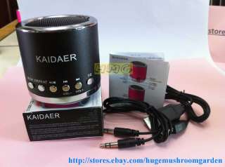Mini Speakers FM Radio\TF card\MP3\USB Play Speaker KAIDAER Stereo 