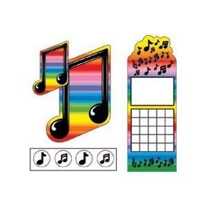   Shapes Etc. Music Personal Incentive Chart   24 Pack