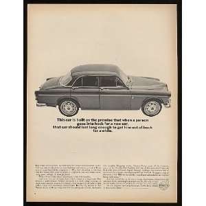  1965 Volvo Into Hock For a New Car Print Ad (10556)