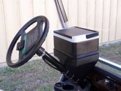 Golf Cart Mounted Cooler & Rack Kit EZ Mount & EZ Use  