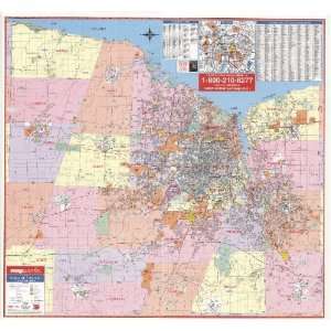  Universal Map 762560231 Rochester NY Wall Map 3rd Edition 