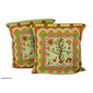    Cotton cushion covers, Sunny Nature (pair)