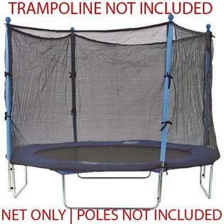 Net Only) Trampoline Net 8 ft. Frame using 4 Straight Pole Enclosure 