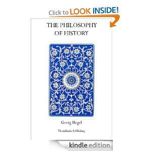 The Philosophy of History Georg Hegel   Kindle Store
