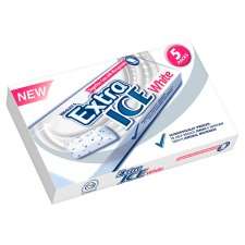 Wrig Extra Ice White With Micro Granules 5 Pack   Groceries   Tesco 