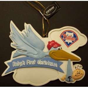   Phillies MLB Baby Boys First Christmas Ornament: Sports & Outdoors