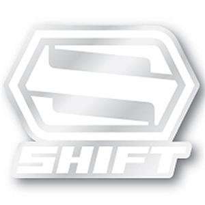  Shift Racing Core Sticker   2 3/4/White Automotive