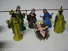 old italy 6 piece christmas nativity set returns not accepted